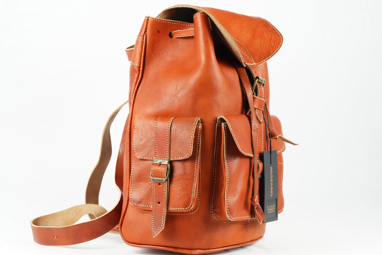 Leder Rucksack Braun , Handgefertigter Vintage , Rucksack aus Echtleder für Damen und Herren, Unisex Echtleder Rucksack